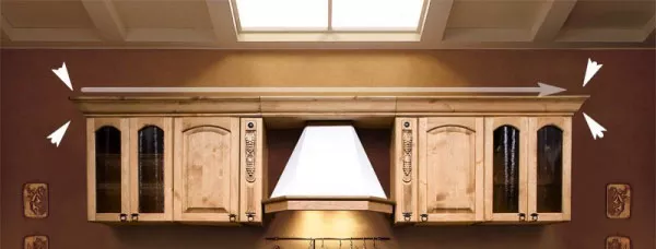 Карниз для кухни Викинг (1 метр) купить в Москве - фото №1