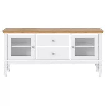 Тумба ТВ Ольса 22 (1600) стекло купить в Москве - фото №1