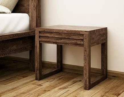 Тумба прикроватная Кёльн из массива дуба купить в Москве - фото №1