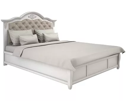 Кровать двуспальная Belverom с мягким изголовьем  B216 ПМ купить в Москве - фото №1