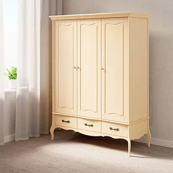 Шкаф 3х дверный с глухими дверями Лебо купить в Москве - фото №1 Шкаф 3х дверный с глухими дверями Лебо купить в Москве - фото №1