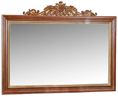 Зеркало "Альба 18К" П 485.18К палисандр (с зол., с сер.) купить в Москве - фото №1