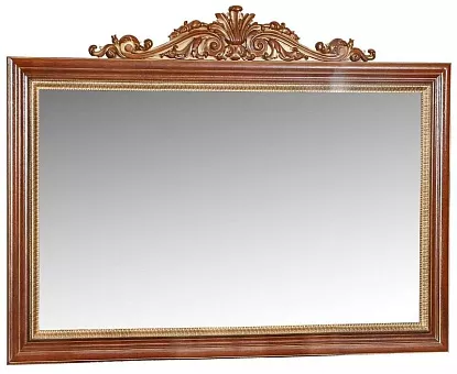 Зеркало "Альба 18К" П 485.18К палисандр (с зол., с сер.) купить в Москве - фото №1
