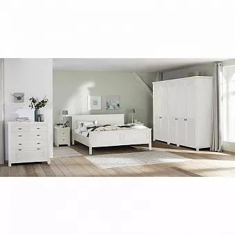 Набор мебели для спальни Рауна 2 (160х200) Белый воск купить в Москве - фото №1