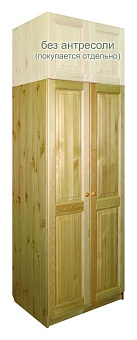 Шкаф двухдверный для платья Оскар-2 купить в Москве - фото №1