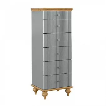 Комод Рандеву-06 (Серый №7042 + антик №24) купить в Москве - фото №1