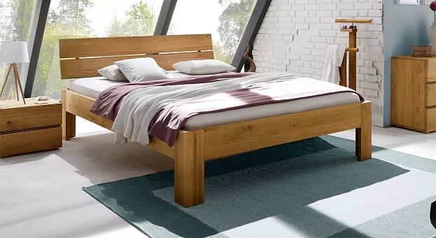 Кровать Bayamo RO194 160*200 из массива дуба купить в Москве - фото №1