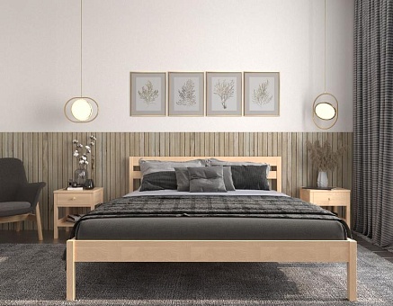 Кровать Нордик (Nordic) 200х200 купить в Москве - фото №1