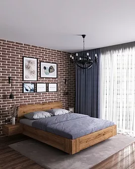 Кровать  160х200 Обл для П/М с нишей купить в Москве - фото №1