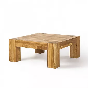 Стол журнальный "Прованс 06" «проходные ноги»,  сечение ноги 14, ширина 90, дуб массив купить в Москве - фото №1