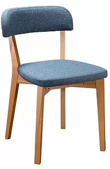 Стул "Франк Сканди Блю Арт/натур" купить в Москве - фото №1