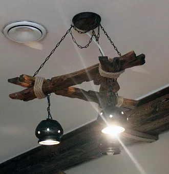 Светильник декоративный "Чугунок-3" купить в Москве - фото №1