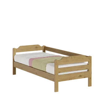 Кровать Малютка без ящиков 90х200 из массива сосны купить в Москве - фото №1