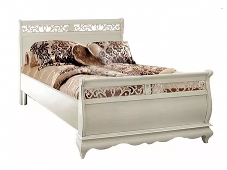 Кровать Оскар высокое изножье (1600). ММ-216-02/16 купить в Москве - фото №1