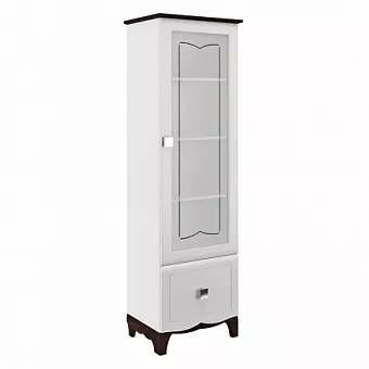 Шкаф с витриной Тиффани МН-122-24 купить в Москве - фото №1