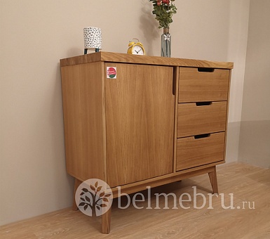 Тумба "Доната 5" массив дуба купить в Москве - фото №1