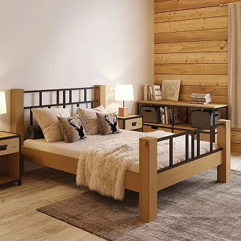 Кровать 140х190 LOT 140 купить в Москве - фото №1 Кровать 140х190 LOT 140 купить в Москве - фото №1