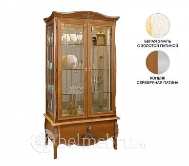 Шкаф с витриной Трио ММ-279-02 купить в Москве - фото №1