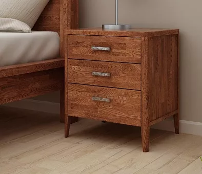 Тумба прикроватная Верона из массива дуба купить в Москве - фото №1