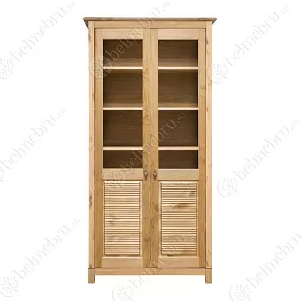 Стеллаж Рауна-2 масло бейц с дверцами купить в Москве - фото №1