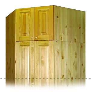 Антресольная секция к угл. Оскару 1020х1020 Н-510 купить в Москве - фото №1