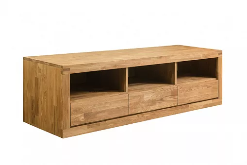 Тумба под ТВ Мерле 1 массив дуба купить в Москве - фото №1