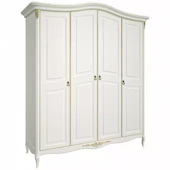Шкаф 4 двери Romantic Gold art. R124g купить в Москве - фото №1
