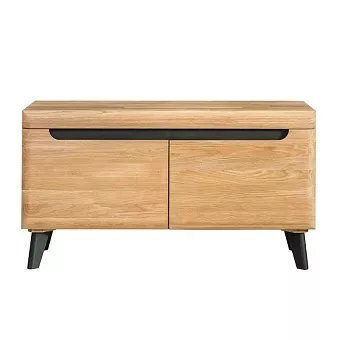 Тумба под ТВ Анталия 1067 массив дуба купить в Москве - фото №1