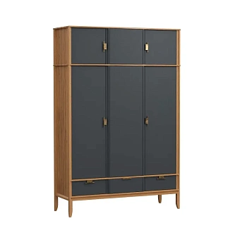 Антресоль к 3х дверному шкафу Бридж браун/серый 7012 купить в Москве - фото №1