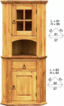 Буфет Ромео и Джульета  ROMEO ET JULIETTE (угловой верх и низ) купить в Москве - фото №1