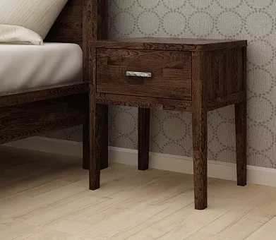 Тумба прикроватная Верона 2 из массива дуба купить в Москве - фото №1