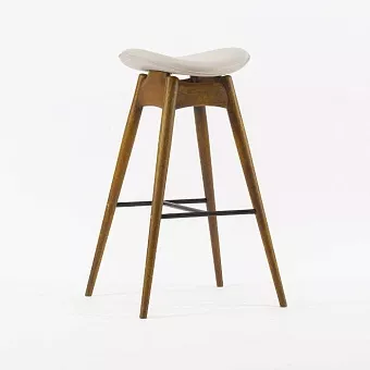 Стул полубарный Анастасия комфорт без спинки без подлокотников с тканью купить в Москве - фото №1