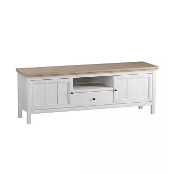 Тумба ТВ 21 Сканди белый/антик купить в Москве - фото №1