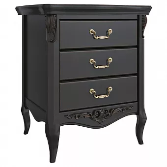 Прикроватная тумба 3 ящика Nocturne арт. N117 купить в Москве - фото №1