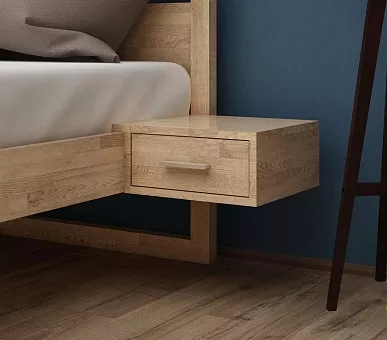 Тумба прикроватная Португалия 3 из массива дуба купить в Москве - фото №1