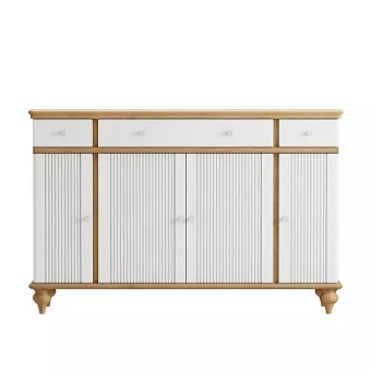 Комод Рандеву-223 Белый лак + антик №24 купить в Москве - фото №1