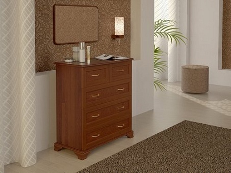 Комод "Лира" 5 ящиков купить в Москве - фото №1