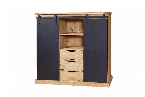 Шкаф ROLLER-MHENF из массива сосны купить в Москве - фото №1