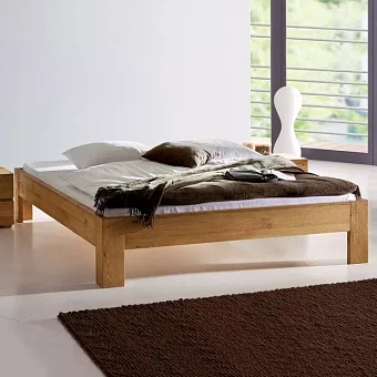 Кровать Bayamo RO195 без изголовья 140*200 из массива дуба купить в Москве - фото №1