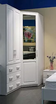 Шкаф угловой Коста Бланка с зеркалом купить в Москве - фото №1