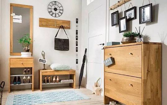 Набор мебели для прихожей Терамо масло бейц купить в Москве - фото №1