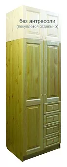 Шкаф двухдверный Оскар-2 я (с ящиками) купить в Москве - фото №1