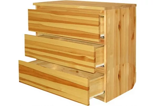 Комод Колка 81/3 (3 ящика, широкий) купить в Москве - фото №1