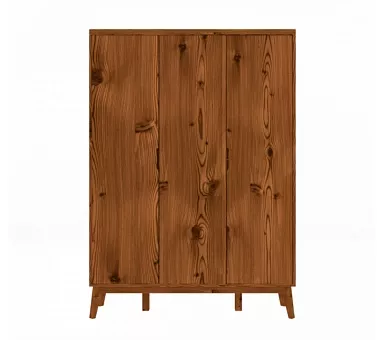Шкаф для одежды "Доната 1" массив сосны купить в Москве - фото №1