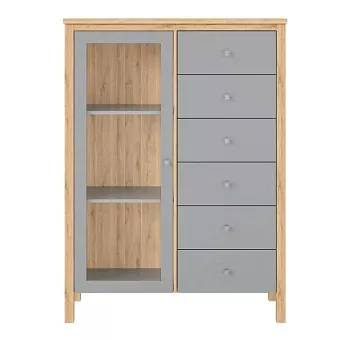 Тумба Вояж-16 Серый №7042 + антик №24 купить в Москве - фото №1