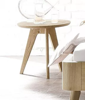 Прикроватный столик Lugo R194 из массива дуба купить в Москве - фото №1