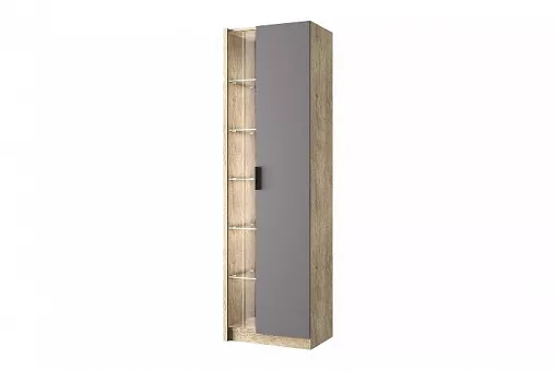 Шкаф с витриной 1V BRYCE купить в Москве - фото №1