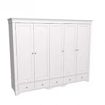 Шкаф 5-ти дверный с 5 глухими дверями Бейли купить в Москве - фото №1 Шкаф 5-ти дверный с 5 глухими дверями Бейли купить в Москве - фото №1