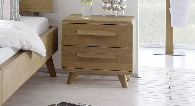 Тумбочка прикроватная Lugo R191 из массива дуба купить в Москве - фото №1