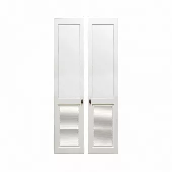 Комплект дверей к стеллажу Рауна 20 Белый воск купить в Москве - фото №1